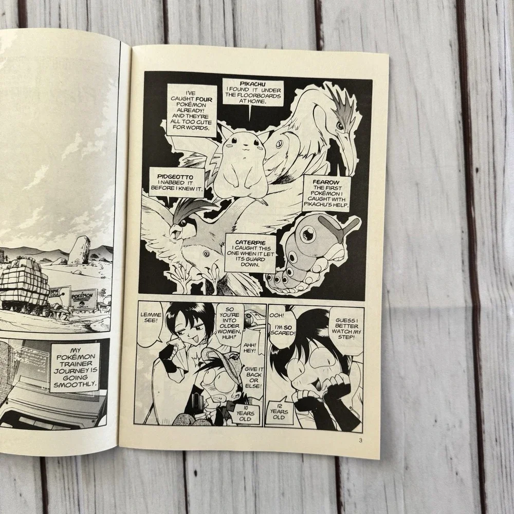 Pokémon The Electric Tale‎ of Pikachu Part 1 No. 3 Vintage 1998 Comic Book